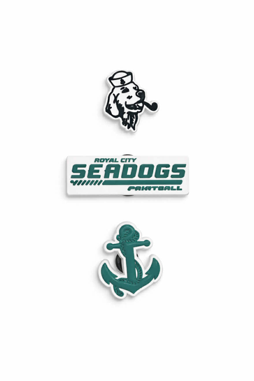 Royal City Seadogs Jibbitz - 3 Pack-B