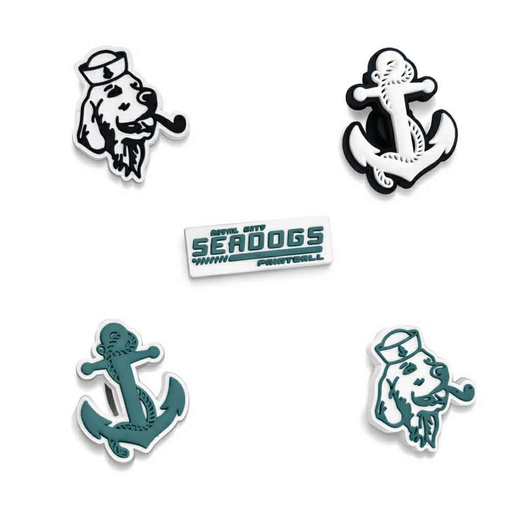 Royal City Seadogs Jibbitz – 5 Pack