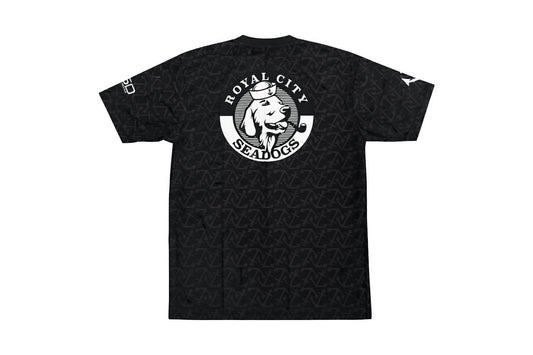 Black Anchorflage Tech Tee
