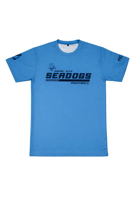 Seadogs Teal Tech Tee