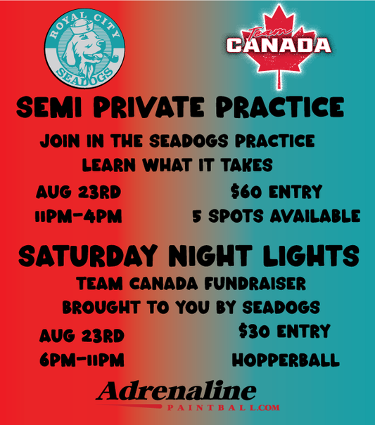Saturday Aug 23rd Semi Private Practice and Night Ball