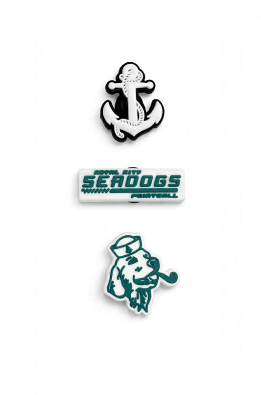 Royal City Seadogs Jibbitz 3-Pack A